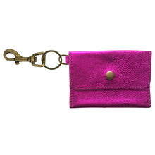 Load image into Gallery viewer, Coin Purse Key Chain - Hot Pink Metallic
