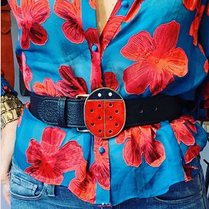 Ladybug Belt - Red Ladybug