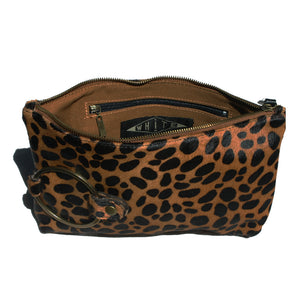 Ring Clutch - Leopard Fur
