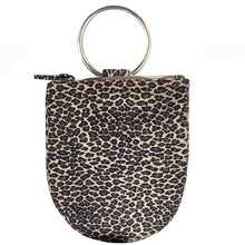 Load image into Gallery viewer, Mini Ring Wristlet - Mini Leopard
