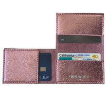 Load image into Gallery viewer, Folding Wallet - Light Pink Metallic
