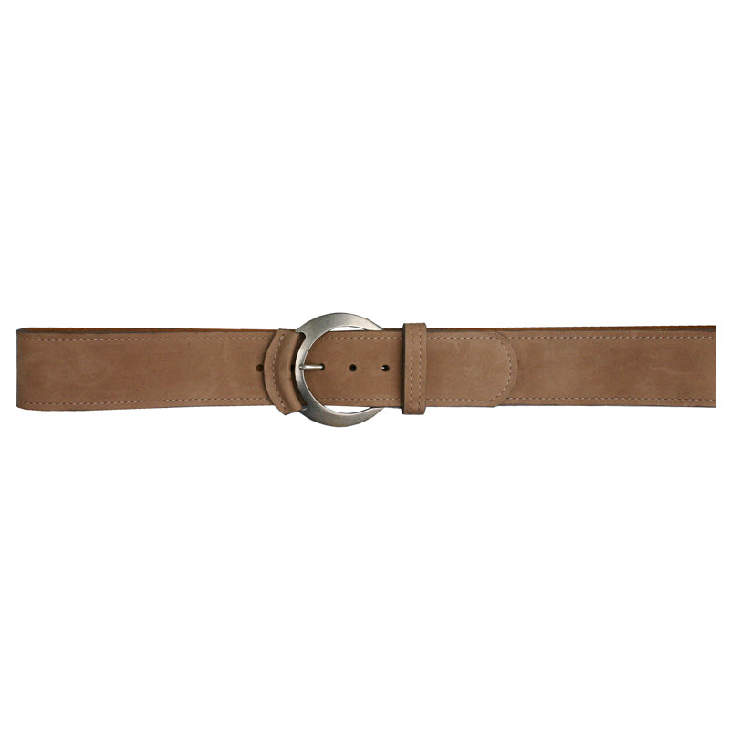 Leather-Tipped Belt - Deer wAntique Nickel