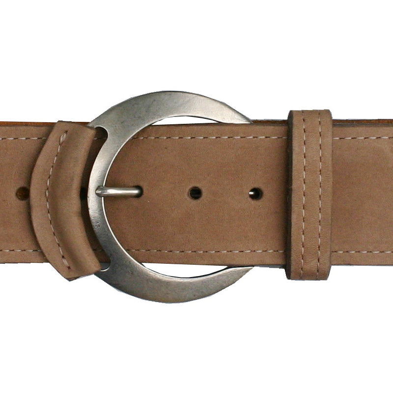 Leather-Tipped Belt - Deer wAntique Nickel