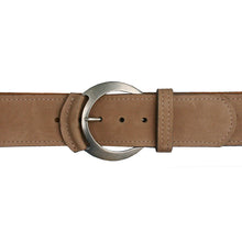 Load image into Gallery viewer, Leather-Tipped Belt - Deer wAntique Nickel
