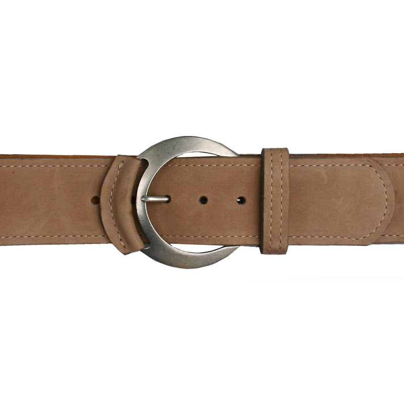 Leather-Tipped Belt - Deer wAntique Nickel