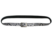 Load image into Gallery viewer, Mini Picture Frame Belt -B&amp;W Snake
