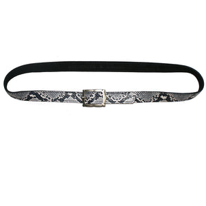 Mini Picture Frame Belt -B&W Snake
