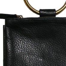 Load image into Gallery viewer, Mini Ring Wristlet - Matte Black
