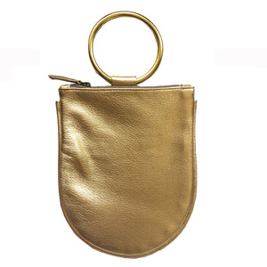 Mini Ring Wristlet - Gold