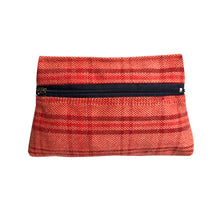 Load image into Gallery viewer, Cosmetic Bag - Orange Plaid 1974
