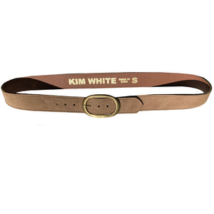Oval Classic -Tan Suede
