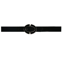 Load image into Gallery viewer, Oval Inlay - Black Suede
