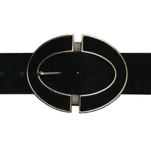 Load image into Gallery viewer, Oval Inlay - Black Suede
