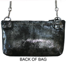 Load image into Gallery viewer, Patch Pocket Bag - Smoky Black Metallic
