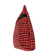 Load image into Gallery viewer, Cosmetic Bag - Pink Polka Dot Grid 1978

