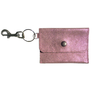 Pink Chain Clip Coin Purse