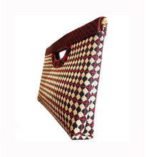 Load image into Gallery viewer, Cut-Out Clutch - Black, White &amp; Red 1977
