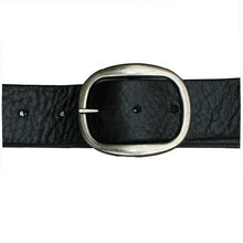 Load image into Gallery viewer, Heirloom Basic Belt - Black with Antique Nickel Buckle
