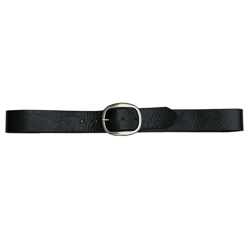Heirloom Basic Belt - Black with Antique Nickel Buckle