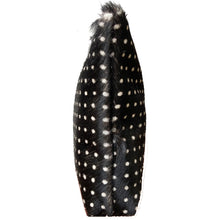 Load image into Gallery viewer, Ring Clutch - Black &amp; White Polka Dot Fur
