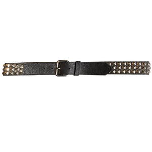 Pyramid Stud Belt - silver