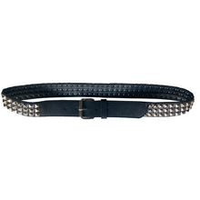 Load image into Gallery viewer, Pyramid Stud Belt - silver
