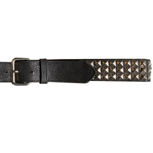 Pyramid Stud Belt - silver