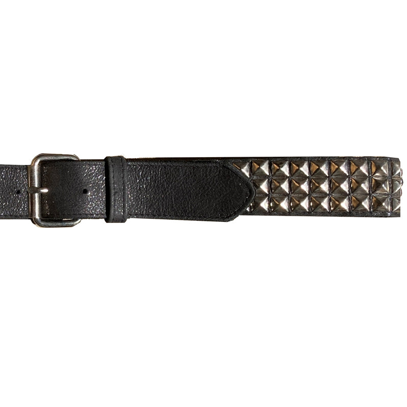 Pyramid Stud Belt - silver