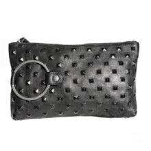Load image into Gallery viewer, Ring Clutch - Black Pyramid
