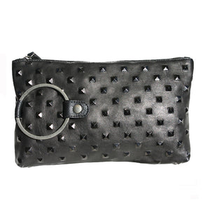 Ring Clutch - Black Pyramid
