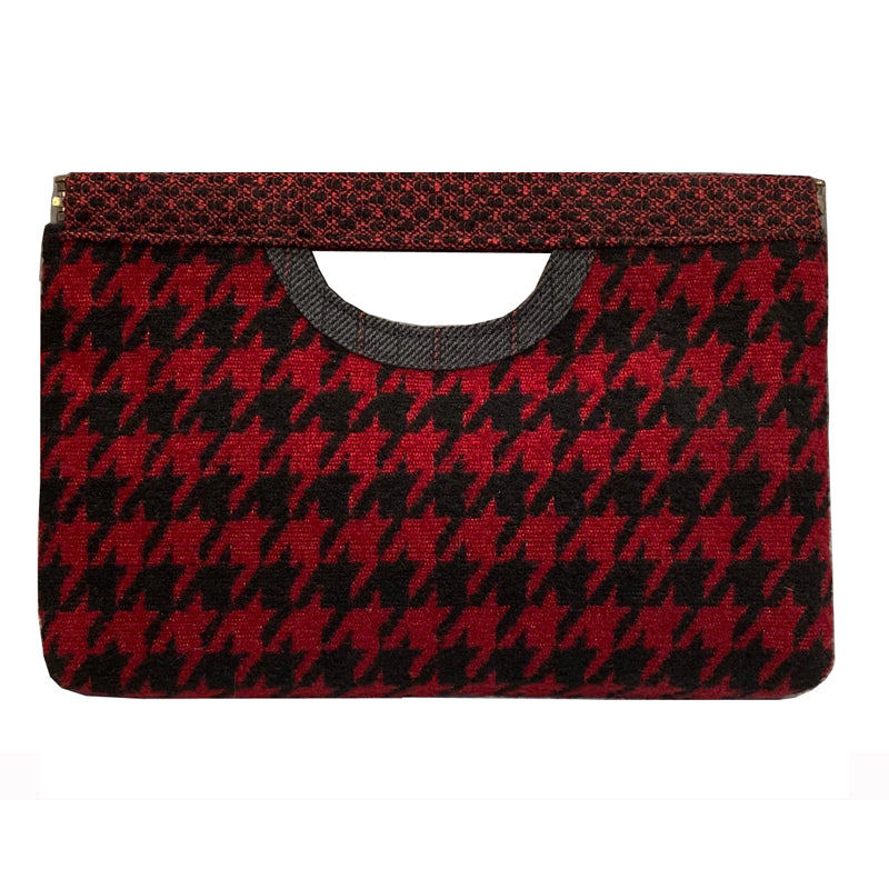 Cut-Out Clutch - Red & Black Chevron 1979