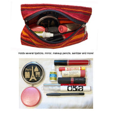 Load image into Gallery viewer, Cosmetic Bag - Golden Plaid 1974
