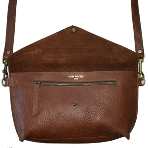 Seam-Out Crossbody - Brown