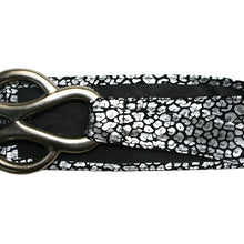 Load image into Gallery viewer, Infinity Waist Belt - Silver Baby Cheetah
