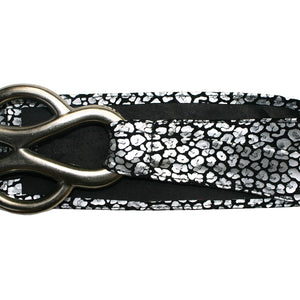 Infinity Waist Belt - Silver Baby Cheetah