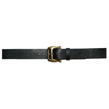 Load image into Gallery viewer, Slotted Buckle -Black wAntique Brass
