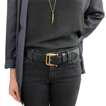 Load image into Gallery viewer, Slotted Buckle - Grey Suede
