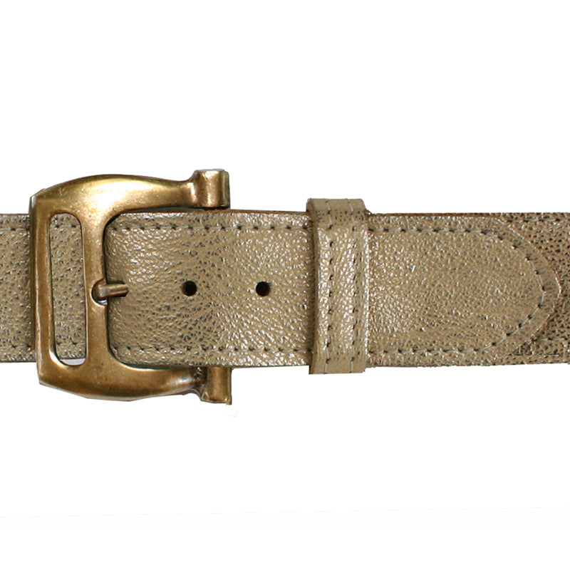 Slotted Buckle - Champagne Metallic