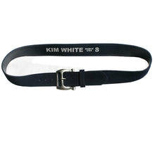 Load image into Gallery viewer, Slotted Buckle - Navy Suede
