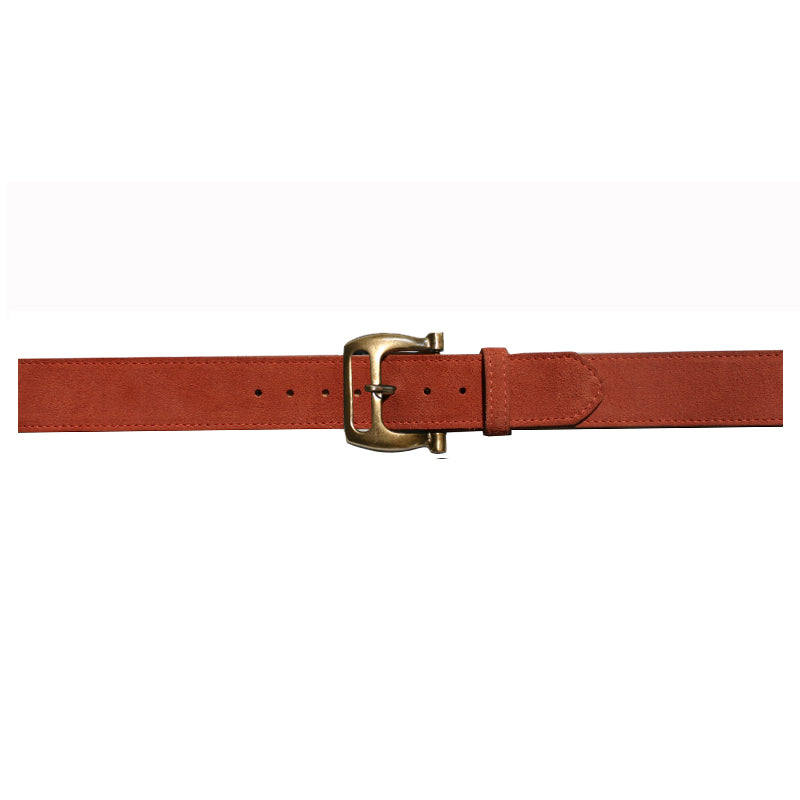 Slotted Buckle - Rusty Melon Suede