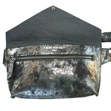 Load image into Gallery viewer, Seam-Out Fanny Pack - Smoky Black Metallic

