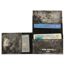 Load image into Gallery viewer, Folding Wallet - Smoky Black Metallic
