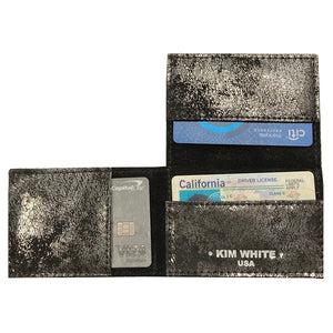 Folding Wallet - Smoky Black Metallic