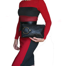 Load image into Gallery viewer, Ring Clutch - Smoky Black Metallic
