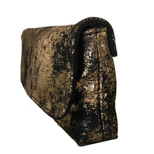 Load image into Gallery viewer, Baguette Clutch  - Smoky Gold Metallic
