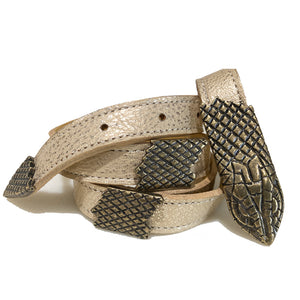 Snake 4-Part - Champagne Metallic
