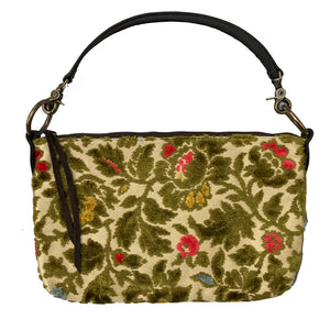 Slouchy Bag - Vintage Spring Floral Plush