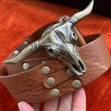 Load image into Gallery viewer, Steer Belt - Cognac

