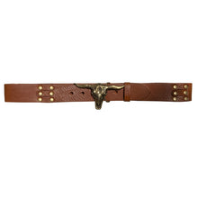 Load image into Gallery viewer, Steer Belt - Cognac
