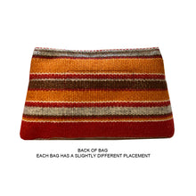 Load image into Gallery viewer, Cosmetic Bag - Sunset Stripe 1975
